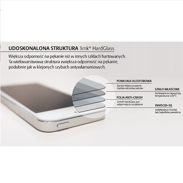 3MK HardGlass για iPhone SE 2020/ SE 2022 - Image 2