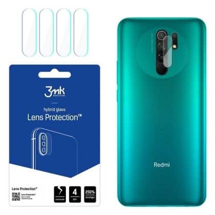 3MK Lens Protect Προστασία φακού για Xiaomi Redmi 9 4τμχ