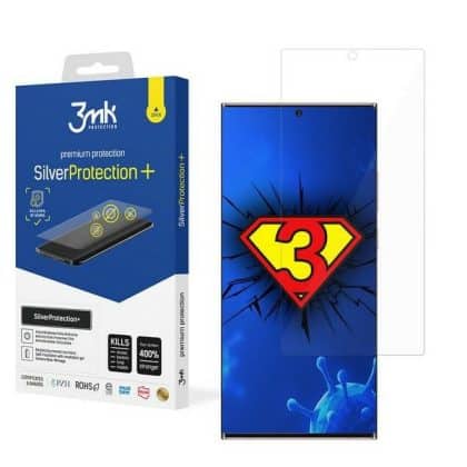 3MK Silver Protect+ Sam N986 Note 20 Ultra, Αντιμικροβιακή Μεμβράνη Προστασίας που τοποθετείται υγρά