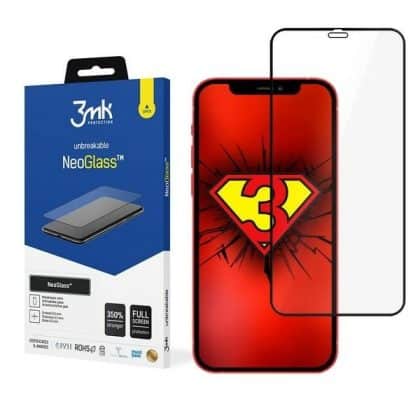 3MK NeoGlass iPhone 12 Pro Max 6,7" μαύρο