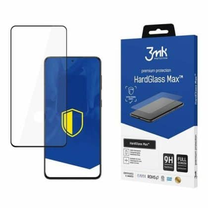 3MK HardGlass Max FP Sam G996 S21+ μαύρο, FullScreen Glass Finger Print