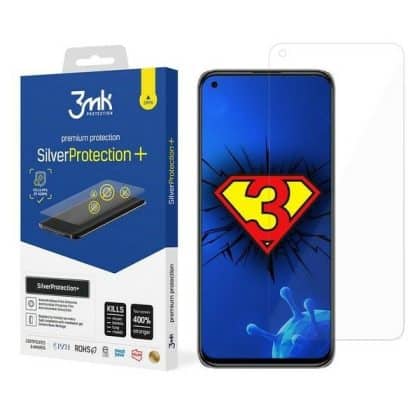 3MK Silver Protect+ Xiaomi Mi 11 Lite 5G Αντιμικροβιακή Μεμβράνη Εγκατάστασης με Υγρό