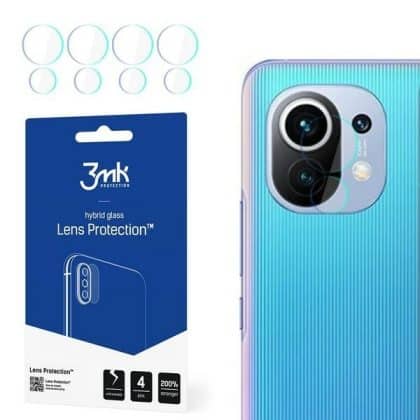 3MK Lens Protect Xiaomi Mi 11 5G Προστασία φακού κάμερας 4τμχ