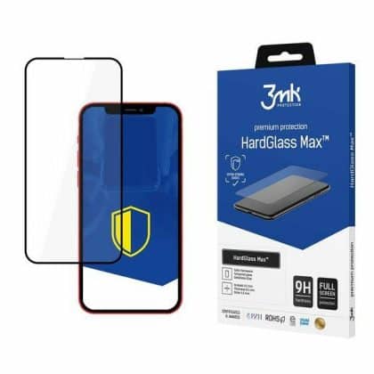 3MK HardGlass Max iPhone 13/13 Pro, FullScreen Glass μαύρο