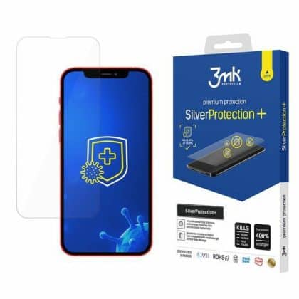 3MK Silver Protect+ iPhone 13 Mini Αντιμικροβιακή Μεμβράνη Εγκατάστασης με Υγρό