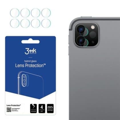 3MK Lens Protect Apple iPad Pro 12.9 5ης γενιάς. Προστασία φακού κάμερας 4τμχ