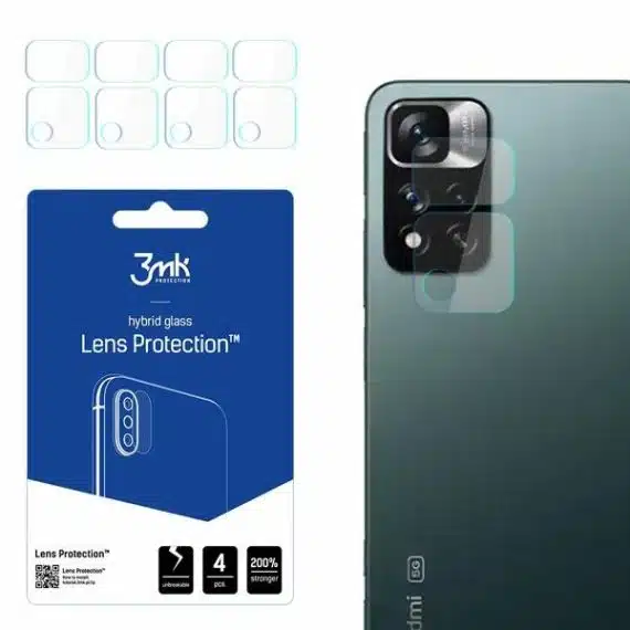3MK Lens Protect Xiaomi Redmi Note 11 Pro+ 5G Προστασία φακού κάμερας 4τμχ