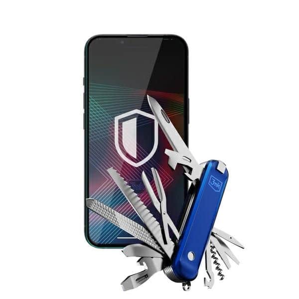 3MK HardGlass Max Lite iPhone 14 Pro μαύρο - Image 4