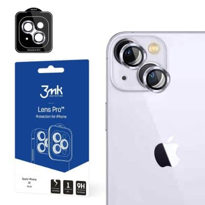 3MK Lens Protection Pro για iPhone 14 6,1" με πλαίσιο στήριξης 1τμχ, μωβ