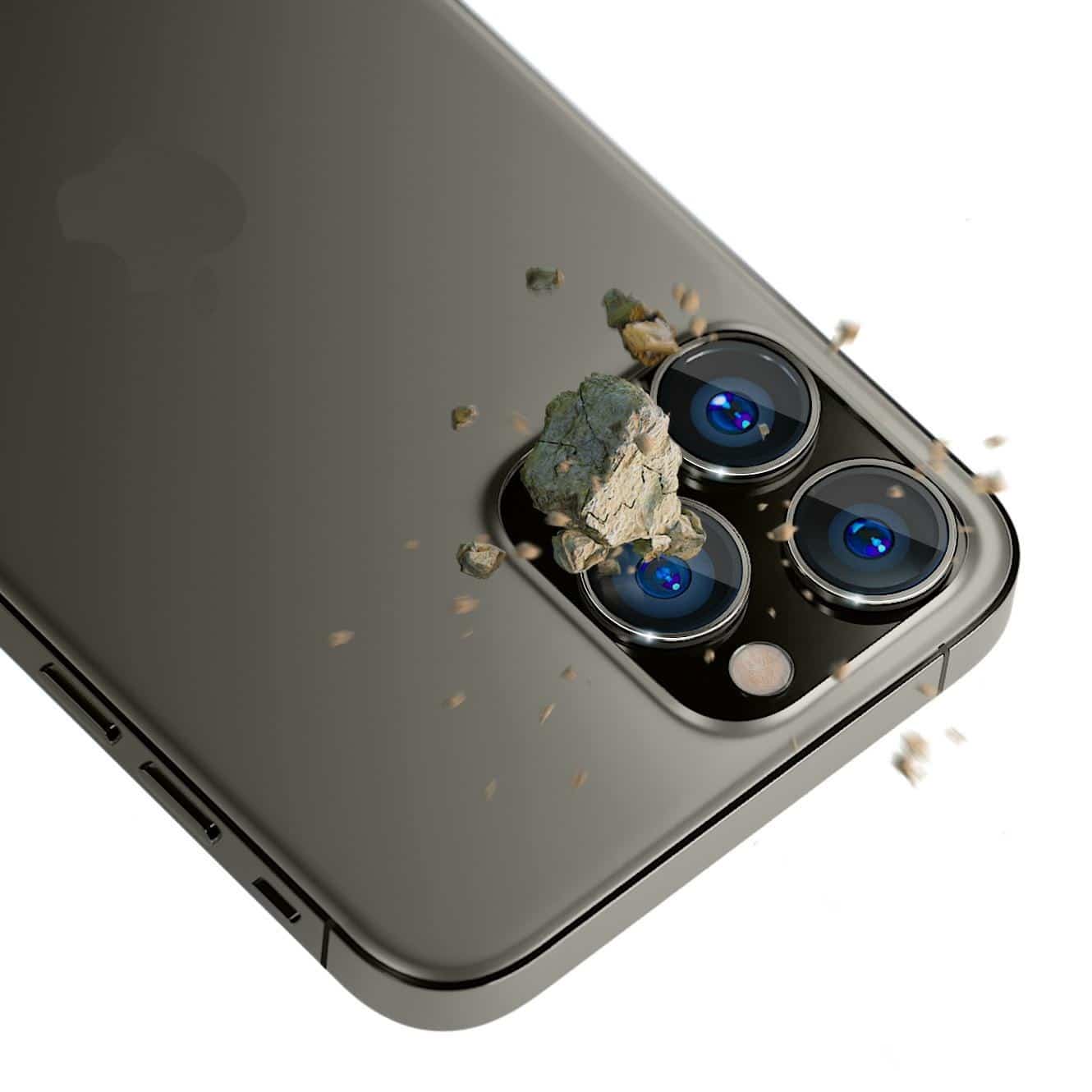 3MK Προστασία φακού Pro για iPhone 14 Pro / 14 Pro Max γκρίζος Προστασία φακού με πλαίσιο συναρμολόγησης 1τμχ. - Image 3