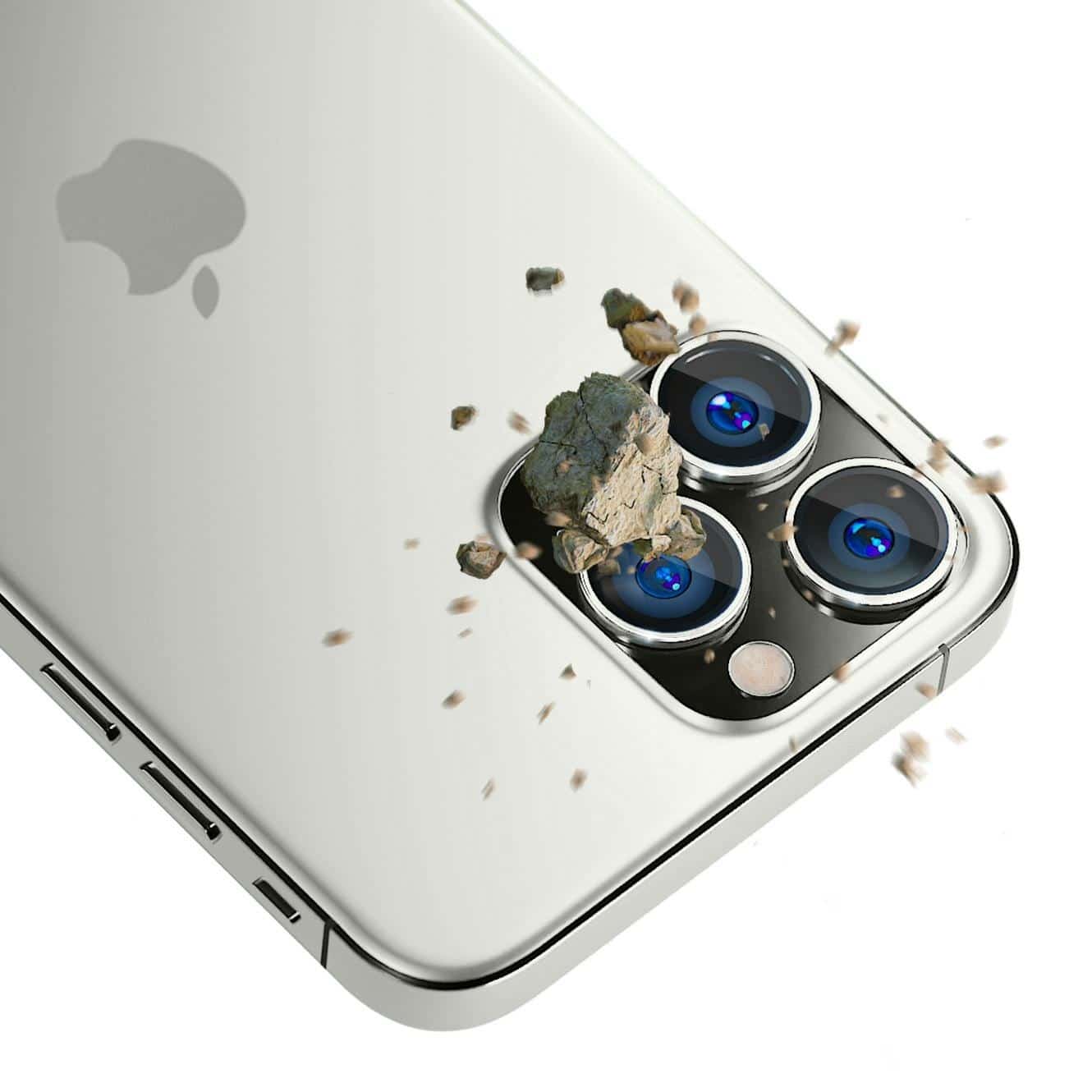 3MK Προστασία φακού Pro για iPhone 14 Pro / 14 Pro Max ασημί με πλαίσιο συναρμολόγησης 1τμχ. - Image 3