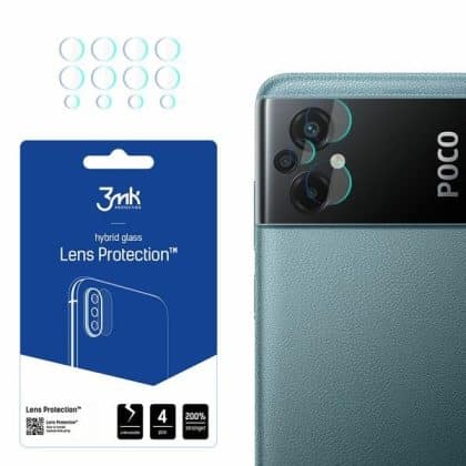 3MK Lens Protect Xiaomi Poco M5 Προστασία φακού κάμερας 4τμχ