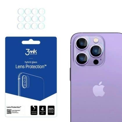 3MK Lens Protect για iPhone 14 Pro 6,1" / 14 Pro Max 6,7" Προστασία φακού κάμερας 4τμχ