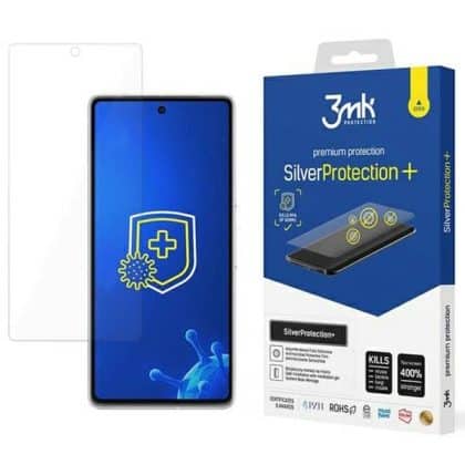 3MK Silver Protect+ Google Pixel 7 5G Αντιμικροβιακή Μεμβράνη Εγκατάστασης με Υγρό