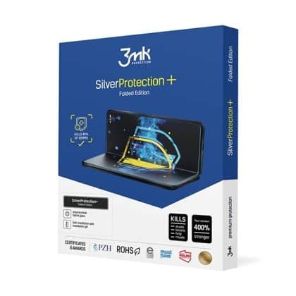 3MK SilverProtect Folded Edition Oppo Find N2 Flip Αντιμικροβιακή Μεμβράνη Που Τοποθετείται Με Υγρό Μέθοδο
