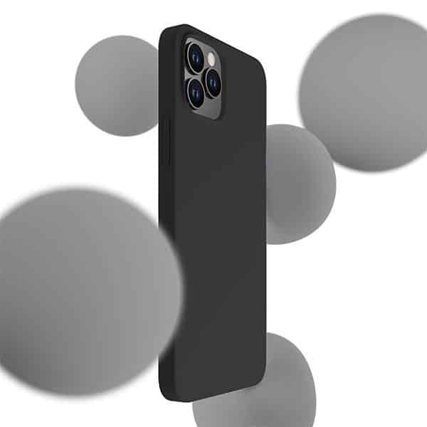 3MK Silicone Case - θήκη για Apple iPhone 12 Pro Max - Μαύρο - Image 2