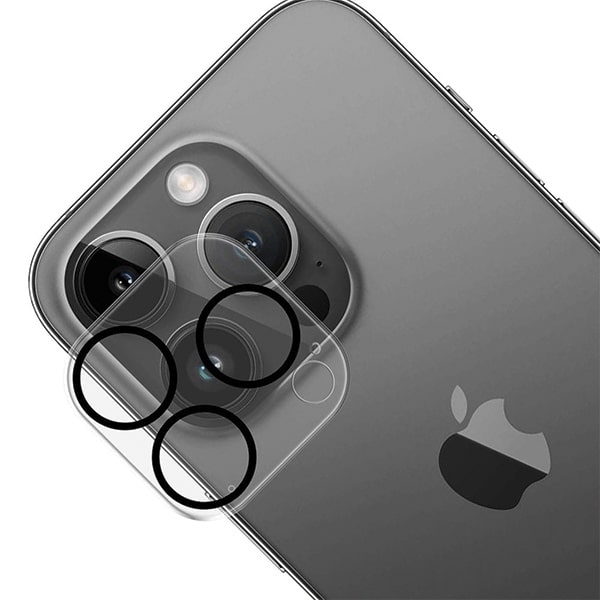 3MK Lens Pro Full Cover iPhone 11 Pro/11 Pro Max Προστατευτικό γυαλί για τον φακό της κάμερας με πλαίσιο συναρμολόγησης 1τμχ - Image 2