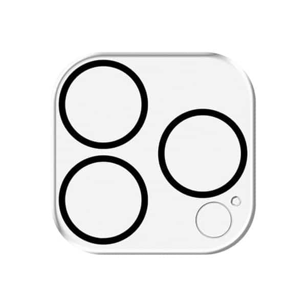 3MK Lens Pro Full Cover iPhone 11 Pro/11 Pro Max Προστατευτικό γυαλί για τον φακό της κάμερας με πλαίσιο συναρμολόγησης 1τμχ - Image 3