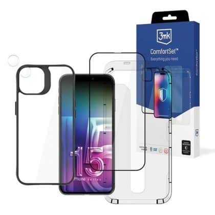 3MK Comfort Set 4in1 - Apple iPhone 15 Plus - Πολύχρωμο