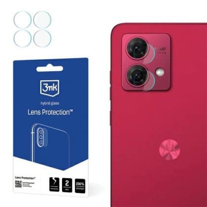 3MK Lens Protect Motorola Moto G84 5G Προστασία φακού κάμερας 4τμχ