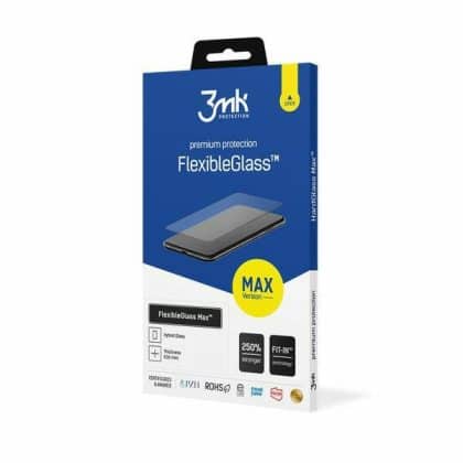 3MK FlexibleGlass Max Sam S24 Ultra, Υβριδικό γυαλί με ενισχυμένες άκρες σε μαύρο