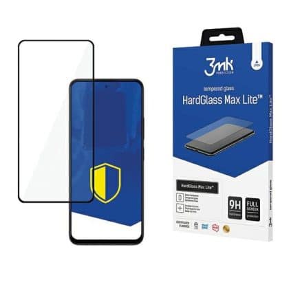 3MK HardGlass Max Lite Poco M6 5G Μαύρο Fullscreen Glass Lite