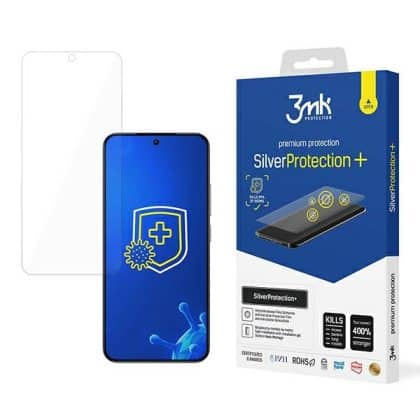 3MK Silver Protect+ Xiaomi 14 Αντιμικροβιακή Μεμβράνη Προστασίας με Υγρή Εφαρμογή