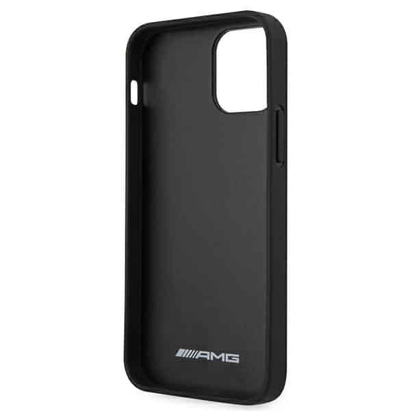 Mercedes Leather Debossed Lines - θήκη για Apple iPhone 12 mini - Μαύρο - Image 7
