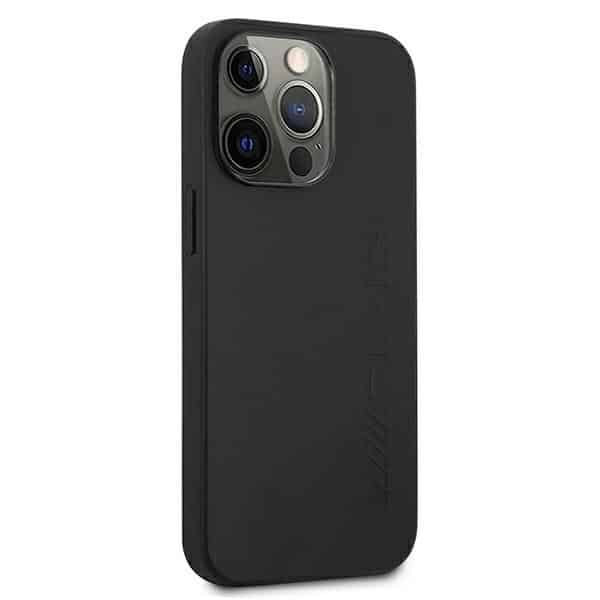 Mercedes Leather Hot Stamped - θήκη για Apple iPhone 13 Pro / - Μαύρο - Image 4