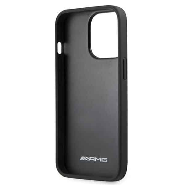 Mercedes Leather Hot Stamped - θήκη για Apple iPhone 13 Pro / - Μαύρο - Image 7
