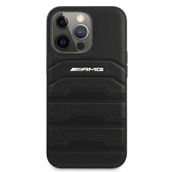 Mercedes Leather Debossed Lines - θήκη για Apple iPhone 13 Pro / - Μαύρο - Image 3