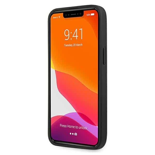 Mercedes Leather Debossed Lines - θήκη για Apple iPhone 13 Pro / - Μαύρο - Image 5