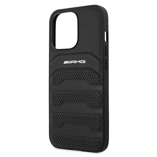 Mercedes Leather Debossed Lines - θήκη για Apple iPhone 13 Pro / - Μαύρο - Image 6