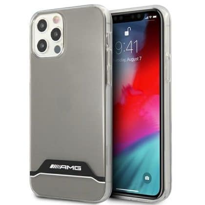 Mercedes Electroplate Black&White - θήκη για Apple iPhone 12/12 Pro - Διάφανο
