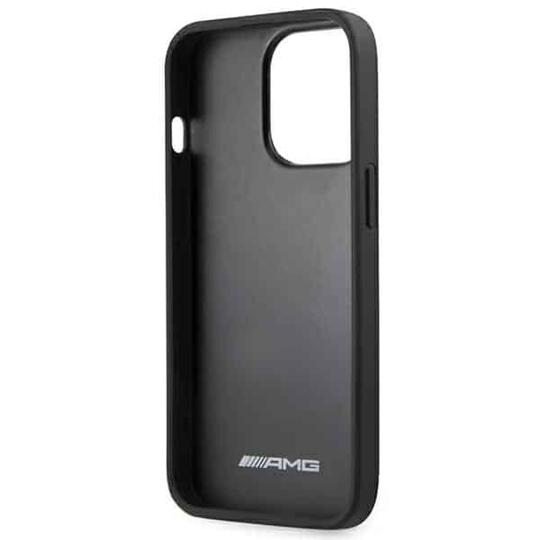 Mercedes Leather Debossed Lines - θήκη για Apple iPhone 14 Pro - Μαύρο - Image 7