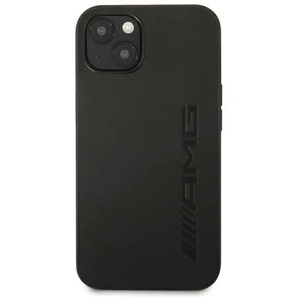 Mercedes Leather Hot Stamped - θήκη για Apple iPhone 14 Plus - Μαύρο - Image 3