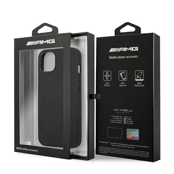 Mercedes Leather Hot Stamped - θήκη για Apple iPhone 14 Plus - Μαύρο - Image 8