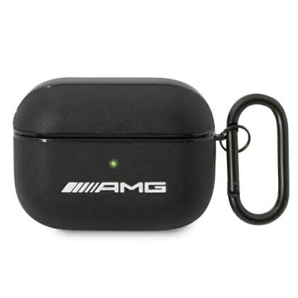 AMG AMAPSLWK Θήκη για AirPods Pro από μαύρο δέρμα
