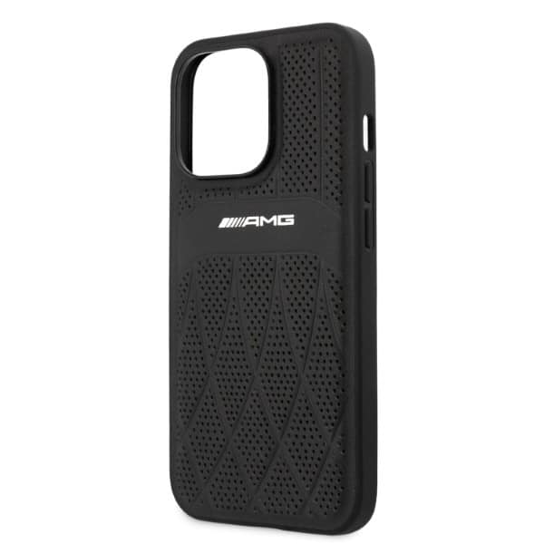Mercedes Leather Curved Lines - θήκη για Apple iPhone 13 Pro / - Μαύρο - Image 6