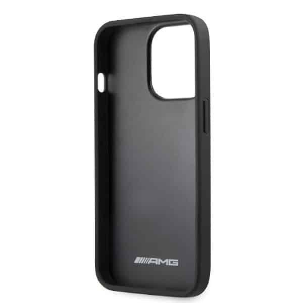 Mercedes Leather Curved Lines - θήκη για Apple iPhone 13 Pro / - Μαύρο - Image 7