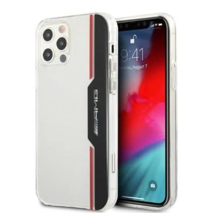 Mercedes Electroplate Vertical - θήκη για Apple iPhone 12/12 Pro 6,1 - Διάφανο