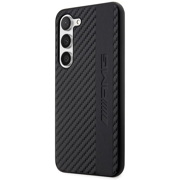 Mercedes Carbon Stripe&Embossed - θήκη για Samsung Galaxy S23 - Μαύρο - Image 2