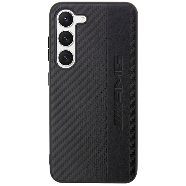 Mercedes Carbon Stripe&Embossed - θήκη για Samsung Galaxy S23 - Μαύρο - Image 3