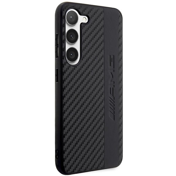Mercedes Carbon Stripe&Embossed - θήκη για Samsung Galaxy S23 - Μαύρο - Image 4