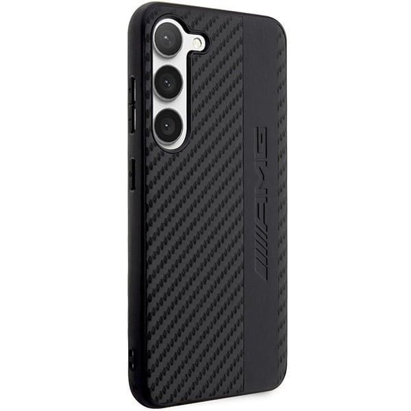 Mercedes Carbon Stripe&Embossed - θήκη για Samsung Galaxy S23+ - Μαύρο - Image 4