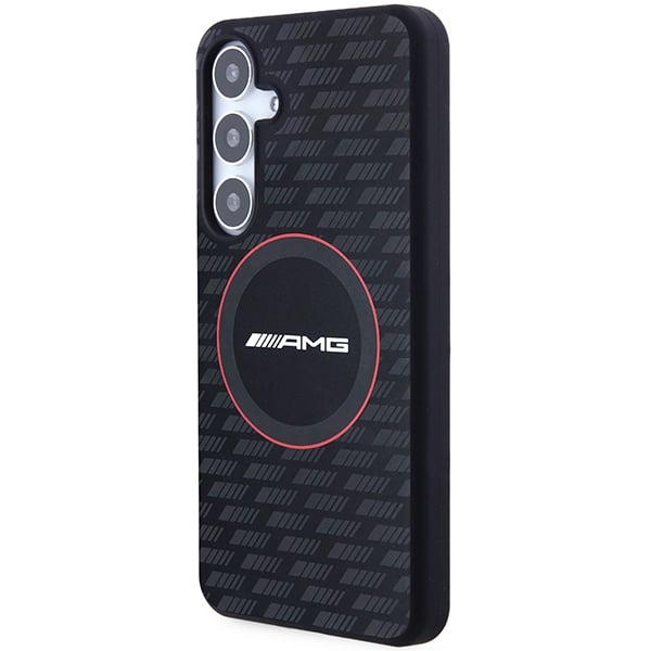 Mercedes Silicone Carbon Pattern MagSafe - θήκη για Samsung Galaxy S24+ - Μαύρο - Image 2
