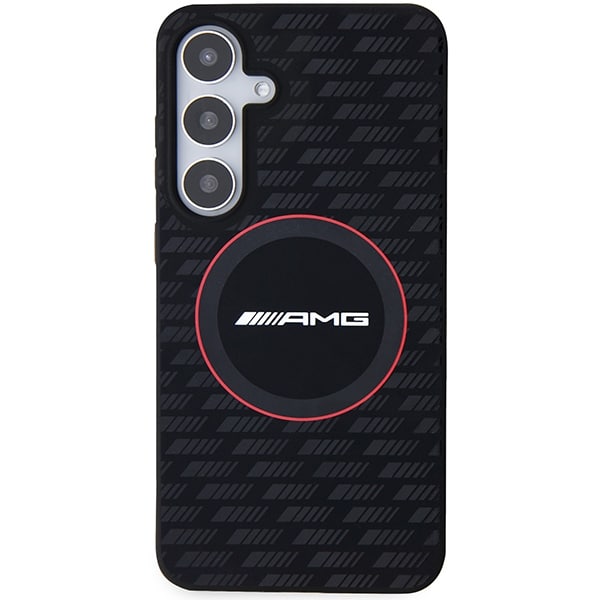 Mercedes Silicone Carbon Pattern MagSafe - θήκη για Samsung Galaxy S24+ - Μαύρο - Image 3