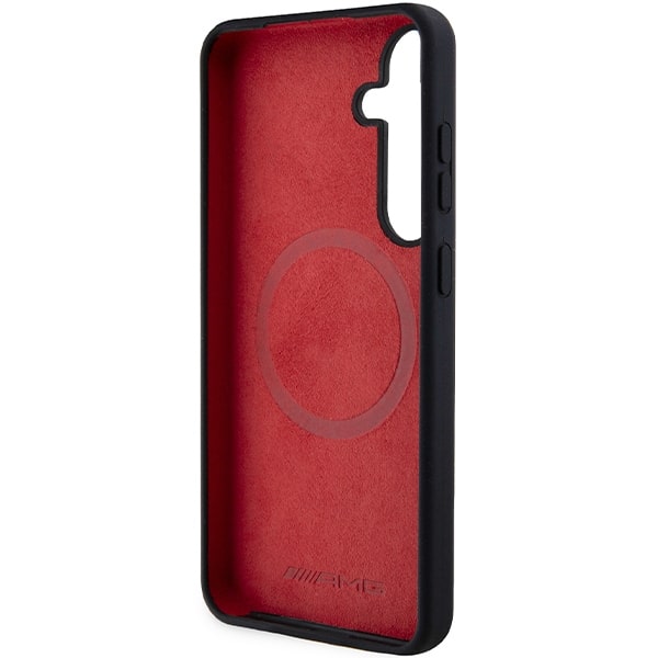 Mercedes Silicone Carbon Pattern MagSafe - θήκη για Samsung Galaxy S24+ - Μαύρο - Image 7