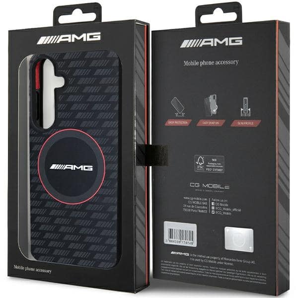 Mercedes Silicone Carbon Pattern MagSafe - θήκη για Samsung Galaxy S24+ - Μαύρο - Image 8