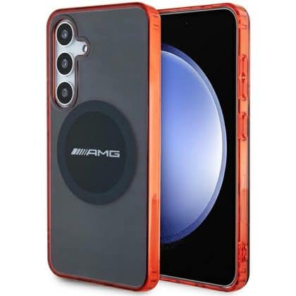 Mercedes Transparent Bicolor MagSafe - θήκη για Samsung Galaxy S24 - Μαύρο